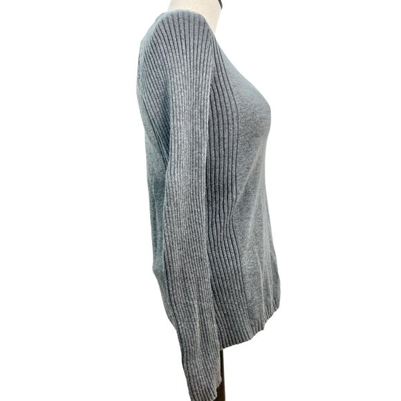 Relativity Sweater Womens Small Gray Long Sleeves - Picture 5 of 8